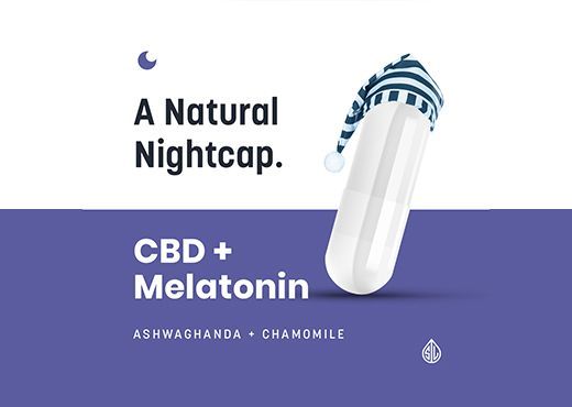 cbd capsule, natural sleep aid, sleep support cbd capsules, simpleleaf