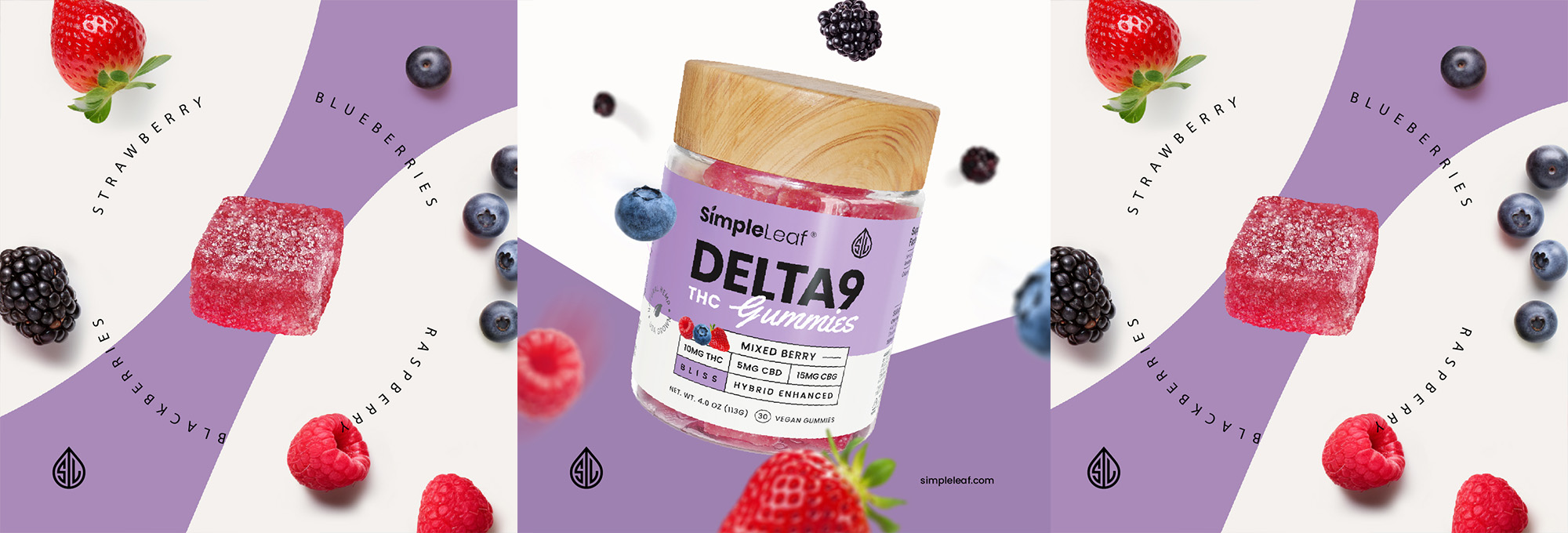 Delta-9 THC Gummies - Organic Hemp Derived - HYBRID gummy