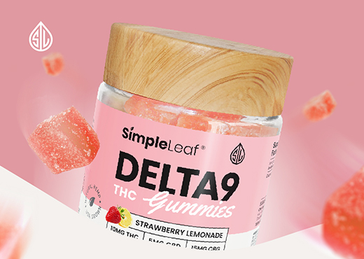 Delta-9 THC Gummies - Organic Hemp Derived - SATIVA - Strawberry Lemonade - cbd-CBG-thc-terpenes