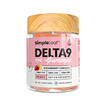 Delta-9 THC Gummies - Organic Hemp Derived - SATIVA - Strawberry Lemonade