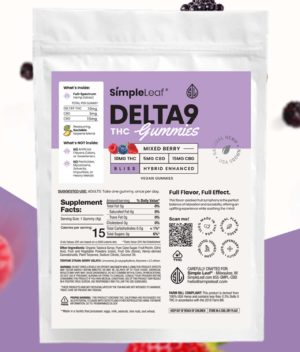 Sample Pack - Delta-9 THC Gummies - Organic Hemp Derived - HYBRID- Mixed Berry-