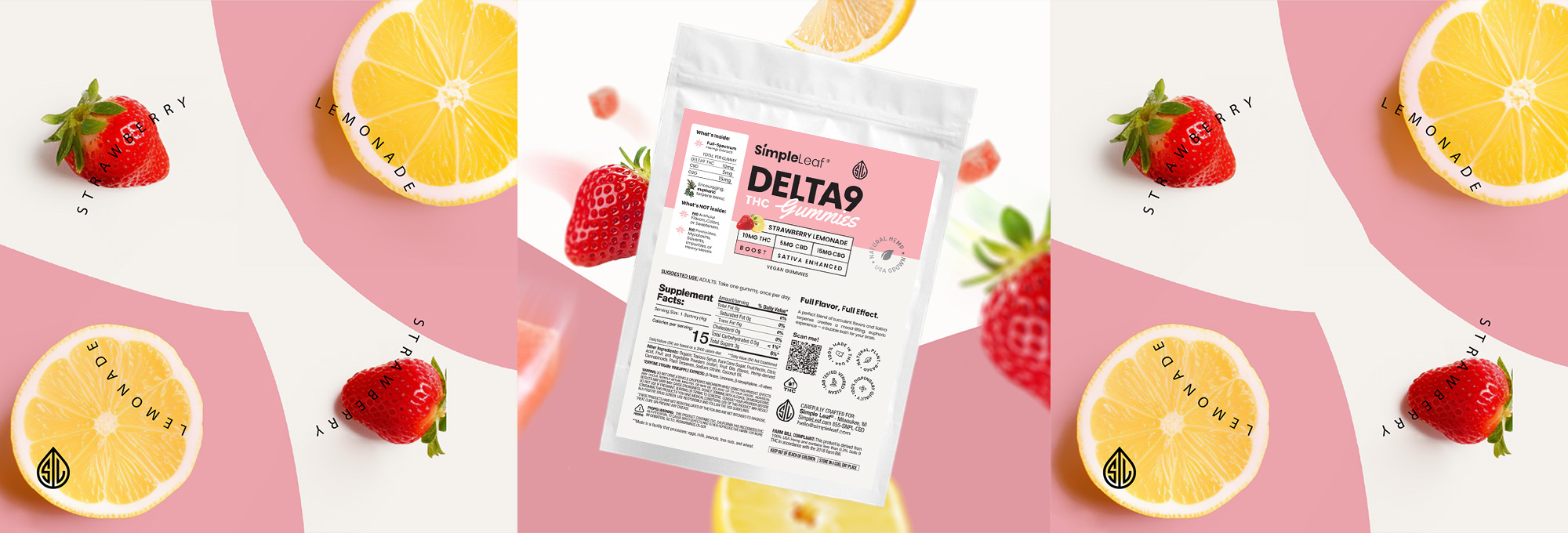 sample-pack-Delta-9 THC Gummies - Organic Hemp Derived - SATIVA gummy