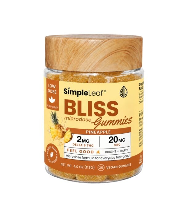 CBC THC Microdose Gummies - Pineapple BLISS