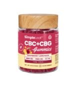 Simple Leaf CBC + CBG Gummies in Raspberry Lemonade